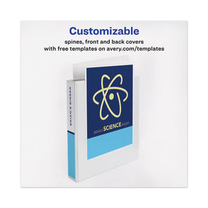 Avery® wholesale. AVERY Heavy-duty View Binder With Durahinge, One Touch Ezd Rings-extra-wide Cover, 3 Ring, 1.5" Capacity, 11 X 8.5, White, (1319). HSD Wholesale: Janitorial Supplies, Breakroom Supplies, Office Supplies.