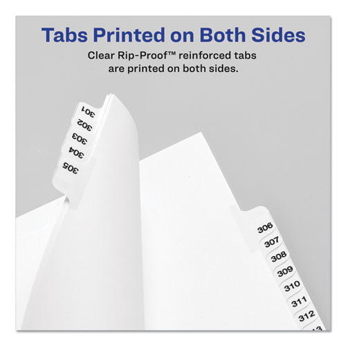 Avery® wholesale. AVERY Preprinted Legal Exhibit Side Tab Index Dividers, Avery Style, 25-tab, 1 To 25, 11 X 8.5, White, 1 Set, (1330). HSD Wholesale: Janitorial Supplies, Breakroom Supplies, Office Supplies.