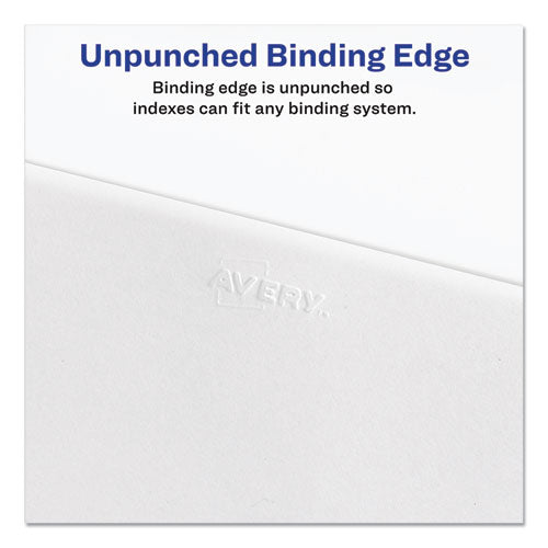 Avery® wholesale. AVERY Preprinted Legal Exhibit Side Tab Index Dividers, Avery Style, 25-tab, 1 To 25, 11 X 8.5, White, 1 Set, (1330). HSD Wholesale: Janitorial Supplies, Breakroom Supplies, Office Supplies.