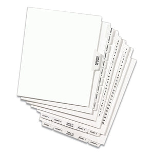 Avery® wholesale. AVERY Preprinted Legal Exhibit Side Tab Index Dividers, Avery Style, 25-tab, 1 To 25, 11 X 8.5, White, 1 Set, (1330). HSD Wholesale: Janitorial Supplies, Breakroom Supplies, Office Supplies.