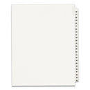 Avery® wholesale. AVERY Preprinted Legal Exhibit Side Tab Index Dividers, Avery Style, 25-tab, 26 To 50, 11 X 8.5, White, 1 Set, (1331). HSD Wholesale: Janitorial Supplies, Breakroom Supplies, Office Supplies.