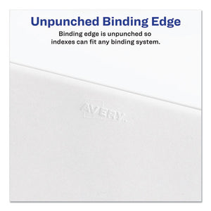 Avery® wholesale. AVERY Preprinted Legal Exhibit Side Tab Index Dividers, Avery Style, 25-tab, 26 To 50, 11 X 8.5, White, 1 Set, (1331). HSD Wholesale: Janitorial Supplies, Breakroom Supplies, Office Supplies.