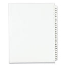 Avery® wholesale. AVERY Preprinted Legal Exhibit Side Tab Index Dividers, Avery Style, 25-tab, 51 To 75, 11 X 8.5, White, 1 Set, (1332). HSD Wholesale: Janitorial Supplies, Breakroom Supplies, Office Supplies.