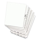Avery® wholesale. AVERY Preprinted Legal Exhibit Side Tab Index Dividers, Avery Style, 25-tab, 51 To 75, 11 X 8.5, White, 1 Set, (1332). HSD Wholesale: Janitorial Supplies, Breakroom Supplies, Office Supplies.