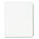 Avery® wholesale. AVERY Preprinted Legal Exhibit Side Tab Index Dividers, Avery Style, 25-tab, 76 To 100, 11 X 8.5, White, 1 Set, (1333). HSD Wholesale: Janitorial Supplies, Breakroom Supplies, Office Supplies.