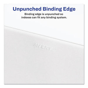 Avery® wholesale. AVERY Preprinted Legal Exhibit Side Tab Index Dividers, Avery Style, 25-tab, 76 To 100, 11 X 8.5, White, 1 Set, (1333). HSD Wholesale: Janitorial Supplies, Breakroom Supplies, Office Supplies.