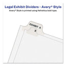 Avery® wholesale. AVERY Preprinted Legal Exhibit Side Tab Index Dividers, Avery Style, 25-tab, 76 To 100, 11 X 8.5, White, 1 Set, (1333). HSD Wholesale: Janitorial Supplies, Breakroom Supplies, Office Supplies.