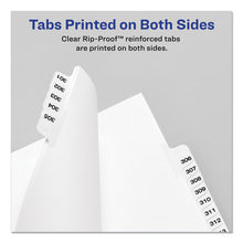 Load image into Gallery viewer, Avery® wholesale. AVERY Preprinted Legal Exhibit Side Tab Index Dividers, Avery Style, 25-tab, 101 To 125, 11 X 8.5, White, 1 Set, (1334). HSD Wholesale: Janitorial Supplies, Breakroom Supplies, Office Supplies.