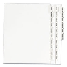 Load image into Gallery viewer, Avery® wholesale. AVERY Preprinted Legal Exhibit Side Tab Index Dividers, Avery Style, 26-tab, Exhibit A - Exhibit Z, 11 X 8.5, White, 1 Set, (1370). HSD Wholesale: Janitorial Supplies, Breakroom Supplies, Office Supplies.