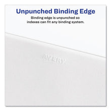 Load image into Gallery viewer, Avery® wholesale. AVERY Preprinted Legal Exhibit Side Tab Index Dividers, Avery Style, 26-tab, Exhibit A - Exhibit Z, 11 X 8.5, White, 1 Set, (1370). HSD Wholesale: Janitorial Supplies, Breakroom Supplies, Office Supplies.