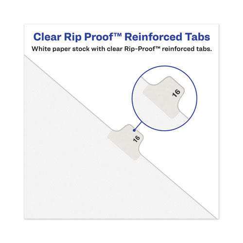 Avery® wholesale. Avery-style Preprinted Legal Side Tab Divider, Exhibit C, Letter, White, 25-pack, (1373). HSD Wholesale: Janitorial Supplies, Breakroom Supplies, Office Supplies.