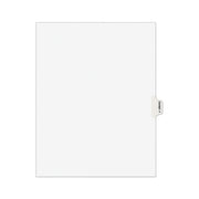 Avery® wholesale. Avery-style Preprinted Legal Side Tab Divider, Exhibit F, Letter, White, 25-pack, (1376). HSD Wholesale: Janitorial Supplies, Breakroom Supplies, Office Supplies.
