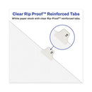 Avery® wholesale. Avery-style Preprinted Legal Side Tab Divider, Exhibit F, Letter, White, 25-pack, (1376). HSD Wholesale: Janitorial Supplies, Breakroom Supplies, Office Supplies.