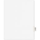 Avery® wholesale. Avery-style Preprinted Legal Side Tab Divider, Exhibit H, Letter, White, 25-pack, (1378). HSD Wholesale: Janitorial Supplies, Breakroom Supplies, Office Supplies.