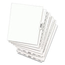 Avery® wholesale. AVERY Preprinted Legal Exhibit Side Tab Index Dividers, Avery Style, 26-tab, A To Z, 11 X 8.5, White, 1 Set, (1400). HSD Wholesale: Janitorial Supplies, Breakroom Supplies, Office Supplies.