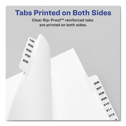 Avery® wholesale. AVERY Preprinted Legal Exhibit Side Tab Index Dividers, Avery Style, 26-tab, A To Z, 11 X 8.5, White, 1 Set, (1400). HSD Wholesale: Janitorial Supplies, Breakroom Supplies, Office Supplies.