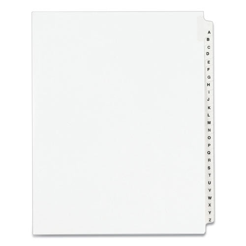 Avery® wholesale. AVERY Preprinted Legal Exhibit Side Tab Index Dividers, Avery Style, 26-tab, A To Z, 11 X 8.5, White, 1 Set, (1400). HSD Wholesale: Janitorial Supplies, Breakroom Supplies, Office Supplies.