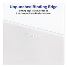 Load image into Gallery viewer, Avery® wholesale. AVERY Preprinted Legal Exhibit Side Tab Index Dividers, Avery Style, 26-tab, B, 11 X 8.5, White, 25-pack, (1402). HSD Wholesale: Janitorial Supplies, Breakroom Supplies, Office Supplies.