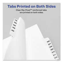 Load image into Gallery viewer, Avery® wholesale. AVERY Preprinted Legal Exhibit Side Tab Index Dividers, Avery Style, 26-tab, B, 11 X 8.5, White, 25-pack, (1402). HSD Wholesale: Janitorial Supplies, Breakroom Supplies, Office Supplies.