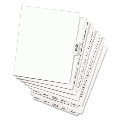 Avery® wholesale. AVERY Preprinted Legal Exhibit Side Tab Index Dividers, Avery Style, 26-tab, C, 11 X 8.5, White, 25-pack, (1403). HSD Wholesale: Janitorial Supplies, Breakroom Supplies, Office Supplies.