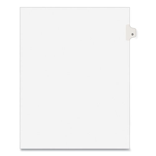 Avery® wholesale. AVERY Preprinted Legal Exhibit Side Tab Index Dividers, Avery Style, 26-tab, D, 11 X 8.5, White, 25-pack, (1404). HSD Wholesale: Janitorial Supplies, Breakroom Supplies, Office Supplies.