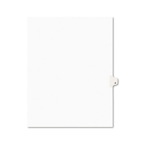 Avery® wholesale. AVERY Preprinted Legal Exhibit Side Tab Index Dividers, Avery Style, 26-tab, P, 11 X 8.5, White, 25-pack, (1416). HSD Wholesale: Janitorial Supplies, Breakroom Supplies, Office Supplies.