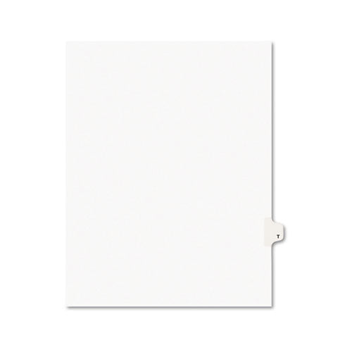 Avery® wholesale. AVERY Preprinted Legal Exhibit Side Tab Index Dividers, Avery Style, 26-tab, T, 11 X 8.5, White, 25-pack, (1420). HSD Wholesale: Janitorial Supplies, Breakroom Supplies, Office Supplies.