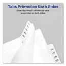 Avery® wholesale. AVERY Preprinted Legal Exhibit Side Tab Index Dividers, Allstate Style, 26-tab, A To Z, 11 X 8.5, White, 1 Set, (1700). HSD Wholesale: Janitorial Supplies, Breakroom Supplies, Office Supplies.