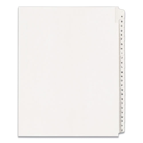 Avery® wholesale. AVERY Preprinted Legal Exhibit Side Tab Index Dividers, Allstate Style, 26-tab, A To Z, 11 X 8.5, White, 1 Set, (1700). HSD Wholesale: Janitorial Supplies, Breakroom Supplies, Office Supplies.