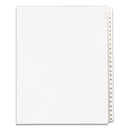Avery® wholesale. AVERY Preprinted Legal Exhibit Side Tab Index Dividers, Allstate Style, 25-tab, 1 To 25, 11 X 8.5, White, 1 Set, (1701). HSD Wholesale: Janitorial Supplies, Breakroom Supplies, Office Supplies.