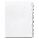 Avery® wholesale. AVERY Preprinted Legal Exhibit Side Tab Index Dividers, Allstate Style, 25-tab, 26 To 50, 11 X 8.5, White, 1 Set, (1702). HSD Wholesale: Janitorial Supplies, Breakroom Supplies, Office Supplies.