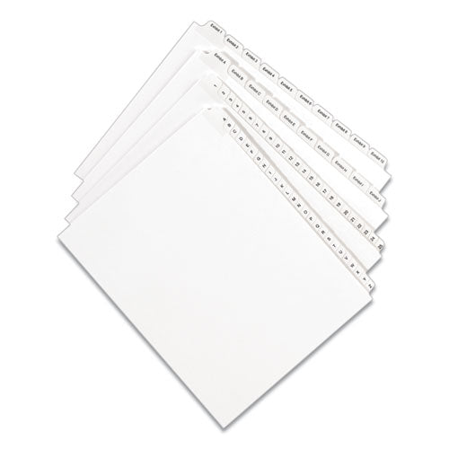 Avery® wholesale. AVERY Preprinted Legal Exhibit Side Tab Index Dividers, Allstate Style, 25-tab, 76 To 100, 11 X 8.5, White, 1 Set, (1704). HSD Wholesale: Janitorial Supplies, Breakroom Supplies, Office Supplies.