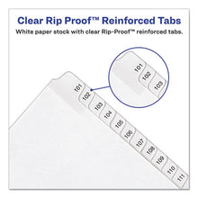 Load image into Gallery viewer, Avery® wholesale. AVERY Preprinted Legal Exhibit Side Tab Index Dividers, Allstate Style, 25-tab, 101 To 125, 11 X 8.5, White, 1 Set, (1705). HSD Wholesale: Janitorial Supplies, Breakroom Supplies, Office Supplies.