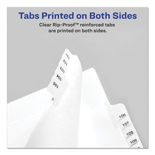 Load image into Gallery viewer, Avery® wholesale. AVERY Preprinted Legal Exhibit Side Tab Index Dividers, Allstate Style, 25-tab, 101 To 125, 11 X 8.5, White, 1 Set, (1705). HSD Wholesale: Janitorial Supplies, Breakroom Supplies, Office Supplies.