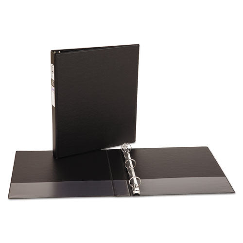 Avery® wholesale. AVERY Economy Non-view Binder With Round Rings, 3 Rings, 1" Capacity, 11 X 8.5, Black, (3301). HSD Wholesale: Janitorial Supplies, Breakroom Supplies, Office Supplies.