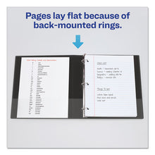 Load image into Gallery viewer, Avery® wholesale. AVERY Economy Non-view Binder With Round Rings, 3 Rings, 1&quot; Capacity, 11 X 8.5, Black, (3301). HSD Wholesale: Janitorial Supplies, Breakroom Supplies, Office Supplies.