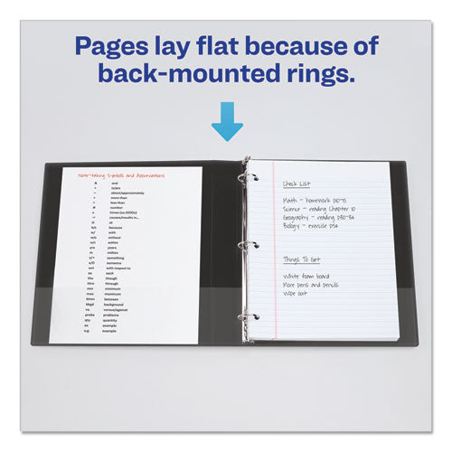 Avery® wholesale. AVERY Economy Non-view Binder With Round Rings, 3 Rings, 1" Capacity, 11 X 8.5, Black, (3301). HSD Wholesale: Janitorial Supplies, Breakroom Supplies, Office Supplies.