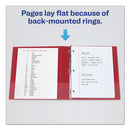 Avery® wholesale. AVERY Economy Non-view Binder With Round Rings, 3 Rings, 1" Capacity, 11 X 8.5, Red, (3310). HSD Wholesale: Janitorial Supplies, Breakroom Supplies, Office Supplies.