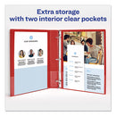 Avery® wholesale. AVERY Economy Non-view Binder With Round Rings, 3 Rings, 1" Capacity, 11 X 8.5, Red, (3310). HSD Wholesale: Janitorial Supplies, Breakroom Supplies, Office Supplies.