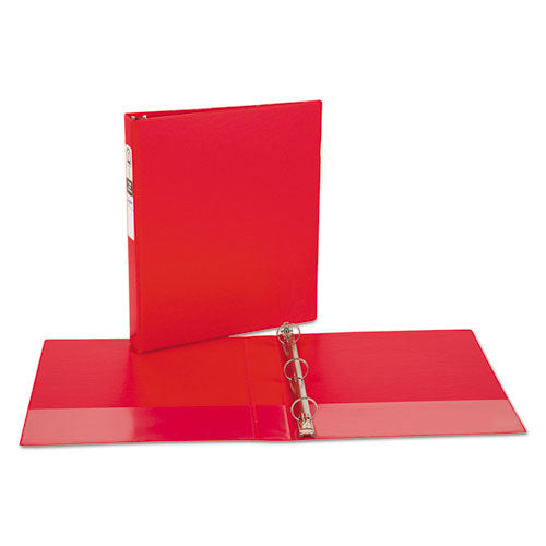 Avery® wholesale. AVERY Economy Non-view Binder With Round Rings, 3 Rings, 1" Capacity, 11 X 8.5, Red, (3310). HSD Wholesale: Janitorial Supplies, Breakroom Supplies, Office Supplies.