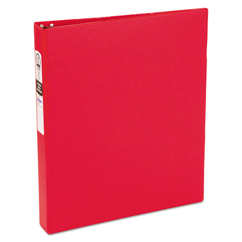 Avery® wholesale. AVERY Economy Non-view Binder With Round Rings, 3 Rings, 1" Capacity, 11 X 8.5, Red, (3310). HSD Wholesale: Janitorial Supplies, Breakroom Supplies, Office Supplies.