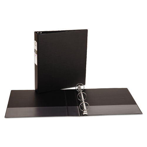 Avery® wholesale. AVERY Economy Non-view Binder With Round Rings, 3 Rings, 1.5" Capacity, 11 X 8.5, Black, (3401). HSD Wholesale: Janitorial Supplies, Breakroom Supplies, Office Supplies.