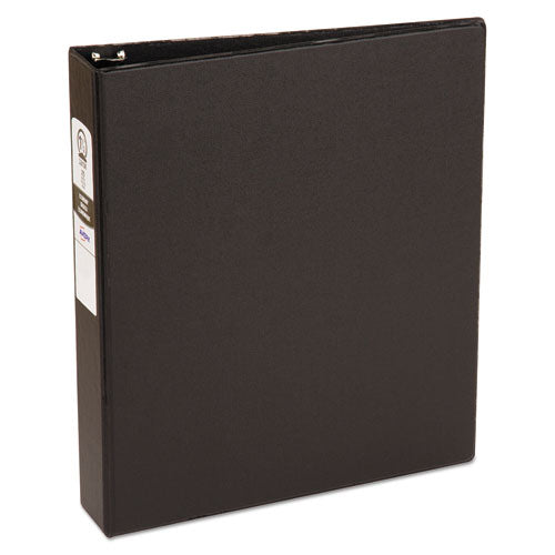 Avery® wholesale. AVERY Economy Non-view Binder With Round Rings, 3 Rings, 1.5" Capacity, 11 X 8.5, Black, (3401). HSD Wholesale: Janitorial Supplies, Breakroom Supplies, Office Supplies.