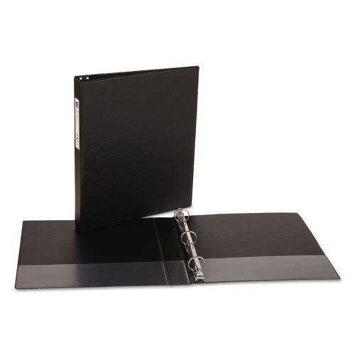 Avery® wholesale. AVERY Economy Non-view Binder With Round Rings, 3 Rings, 1" Capacity, 11 X 8.5, Black, (4301). HSD Wholesale: Janitorial Supplies, Breakroom Supplies, Office Supplies.