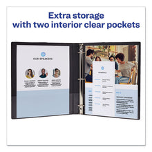 Load image into Gallery viewer, Avery® wholesale. AVERY Economy Non-view Binder With Round Rings, 3 Rings, 1&quot; Capacity, 11 X 8.5, Black, (4301). HSD Wholesale: Janitorial Supplies, Breakroom Supplies, Office Supplies.