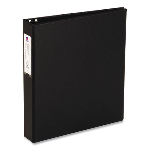 Avery® wholesale. AVERY Economy Non-view Binder With Round Rings, 3 Rings, 1.5" Capacity, 11 X 8.5, Black, (4401). HSD Wholesale: Janitorial Supplies, Breakroom Supplies, Office Supplies.