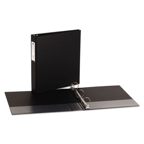 Avery® wholesale. AVERY Economy Non-view Binder With Round Rings, 3 Rings, 1.5" Capacity, 11 X 8.5, Black, (4401). HSD Wholesale: Janitorial Supplies, Breakroom Supplies, Office Supplies.