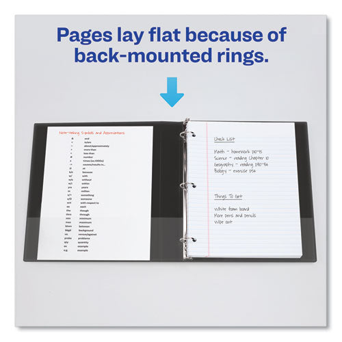 Avery® wholesale. AVERY Economy Non-view Binder With Round Rings, 3 Rings, 2" Capacity, 11 X 8.5, Black, (4501). HSD Wholesale: Janitorial Supplies, Breakroom Supplies, Office Supplies.