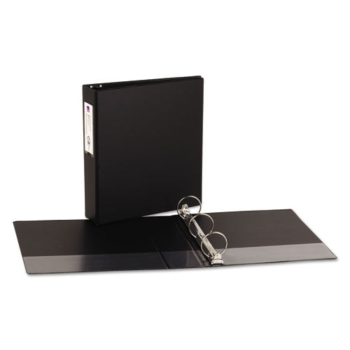 Avery® wholesale. AVERY Economy Non-view Binder With Round Rings, 3 Rings, 2" Capacity, 11 X 8.5, Black, (4501). HSD Wholesale: Janitorial Supplies, Breakroom Supplies, Office Supplies.