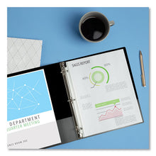 Load image into Gallery viewer, Avery® wholesale. AVERY Economy Non-view Binder With Round Rings, 3 Rings, 3&quot; Capacity, 11 X 8.5, Blue, (4600). HSD Wholesale: Janitorial Supplies, Breakroom Supplies, Office Supplies.